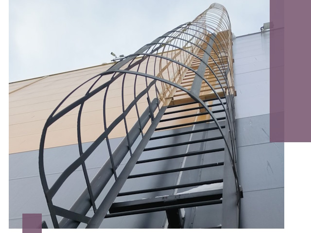 Изготовление и монтаж пожарных лестниц в Ревде профессионально