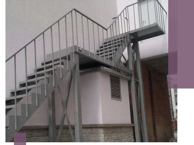 Монтаж пожарных лестниц под ключ в Ревде с гарантией качества