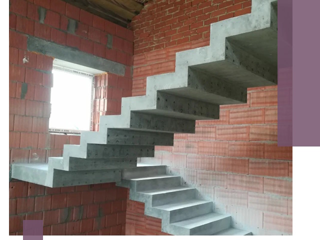 Бетонные лестницы под ключ в Ревде: монтаж, демонтаж, ремонт