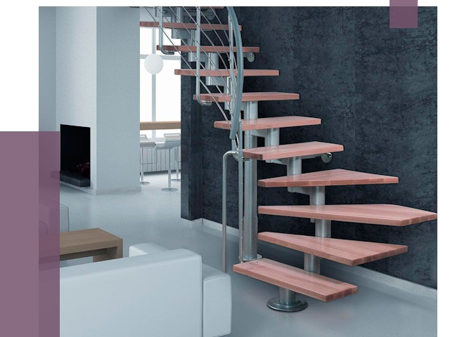 Модульные лестницы в Ревде от 17455 руб. — купить в ПРОЛЁТ-Рвд