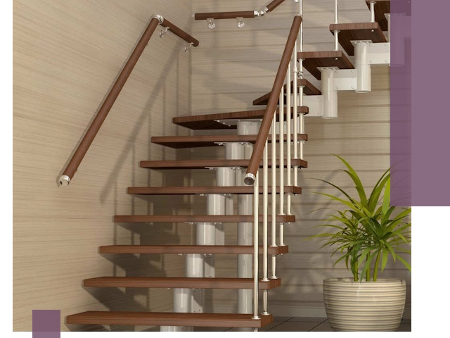 Изготовление модульных лестниц под ключ в Ревде