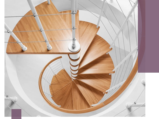 Изготовление винтовых лестниц под ключ в Ревде