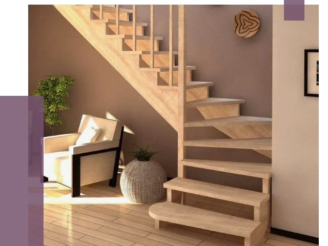 Изготовление Г-образных лестниц в Ревде от 19571 руб. 