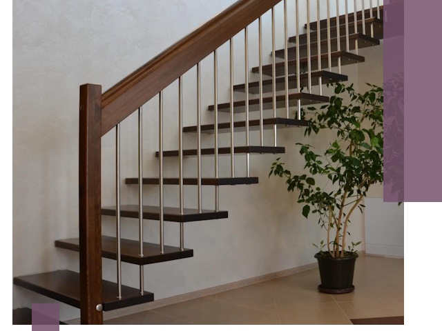 Лестницы на больцах под ключ в Ревде – изготовление и монтаж