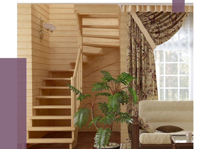 Лестницы для дачи в Ревде от 78549 руб.  | ПРОЛЁТ-Рвд