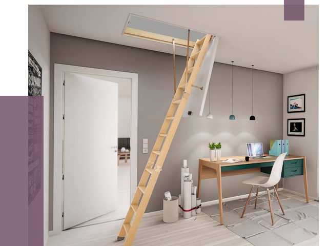 Чердачные лестницы в Ревде — от 15075 руб. | ПРОЛЁТ-Рвд