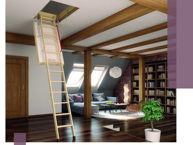 Чердачные лестницы под ключ в Ревде: изготовление и монтаж