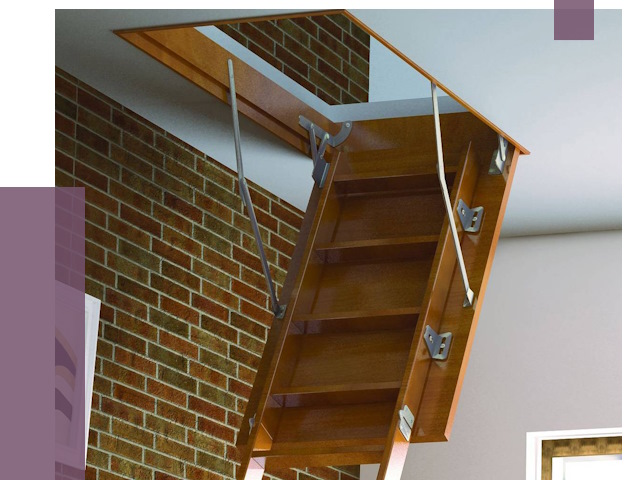 Установка чердачной лестницы в Ревде от 8093 руб. | ПРОЛЁТ-Рвд