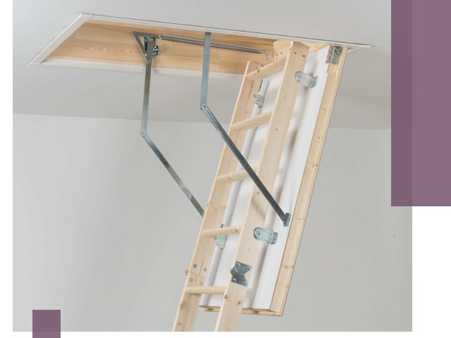 Установка чердачной лестницы под ключ в Ревде