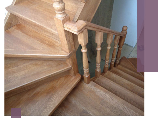 Дубовые лестницы под ключ в Ревде: изготовление и монтаж