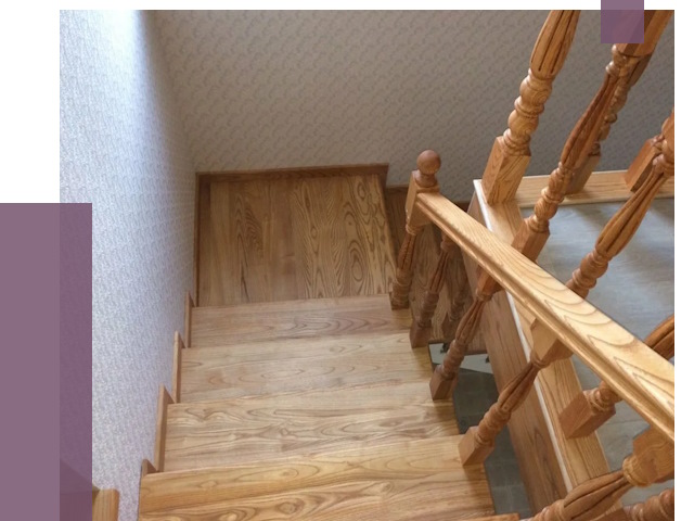 Сосновые лестницы в Ревде под ключ от 8357 руб.  | ПРОЛЁТ-Рвд