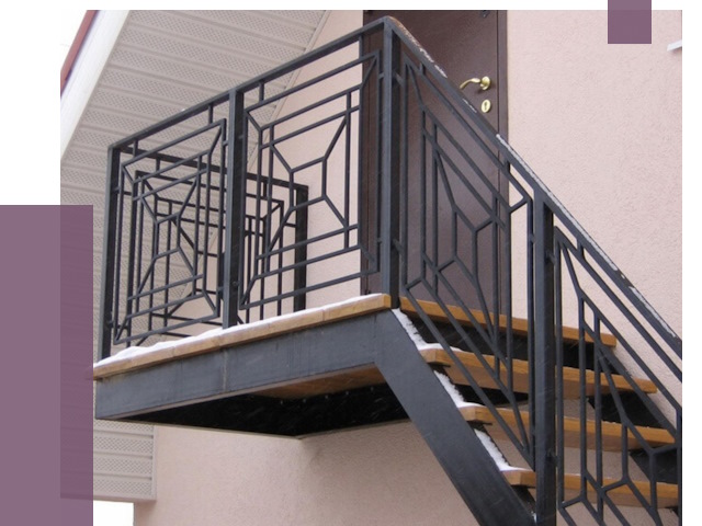 Металлические перила в Ревде от 4443 руб.  | ПРОЛЁТ-Рвд