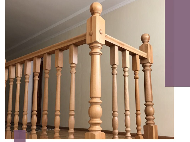 Деревянные перила на заказ в Ревде: монтаж и изготовление