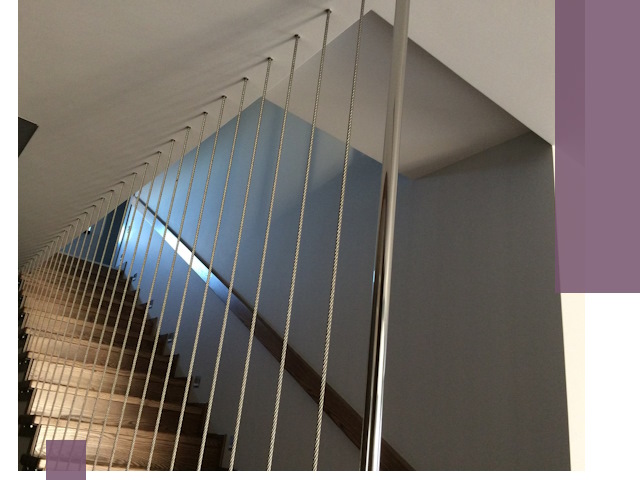 Тросовые перила под ключ в Ревде — производство и монтаж