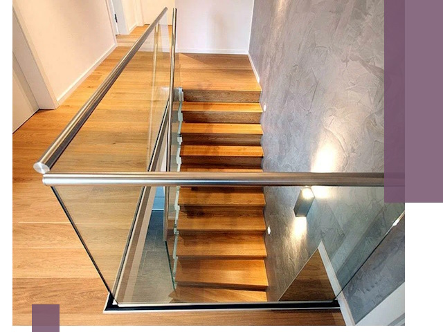 Перила для лестницы в доме — изготовление и монтаж в Ревде