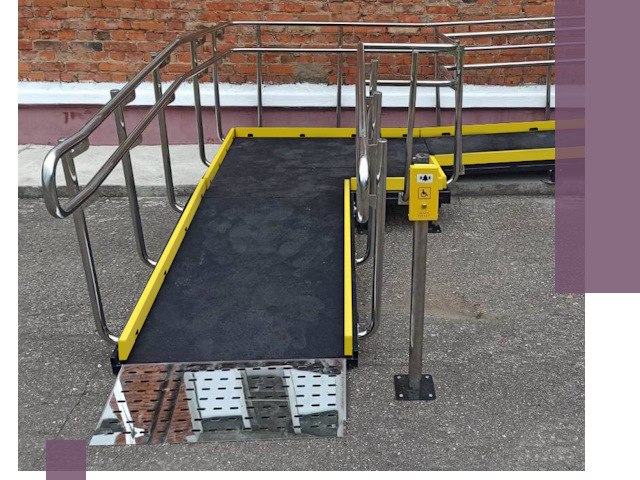 Изготовление наклонных пандусов для инвалидов в Ревде