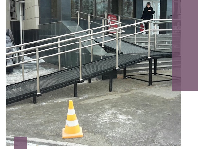 Стационарные пандусы под ключ в Ревде — изготовление и монтаж