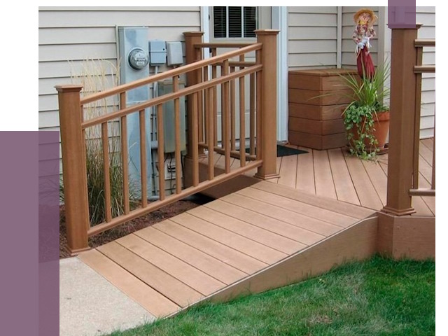 Пандус на крыльцо в Ревде под ключ от 8040 руб.