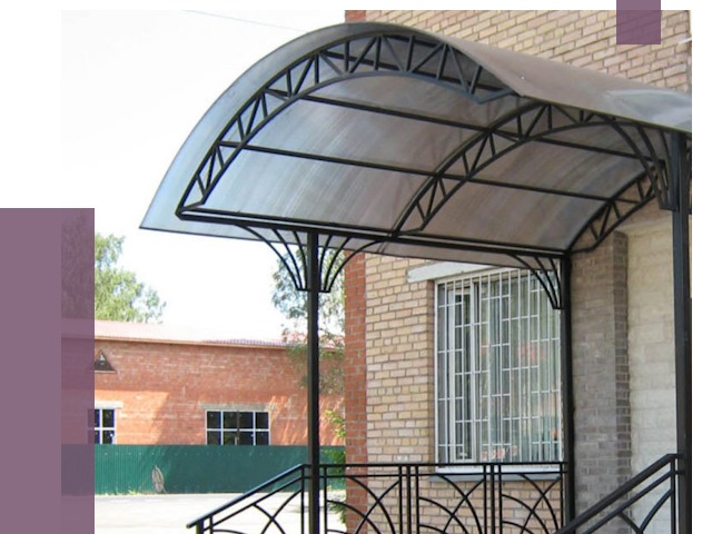 Металлические навесы и козырьки в Ревде от 13224 руб.