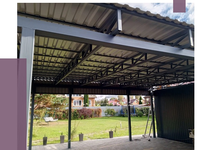 Монтаж навесов в Ревде от 7617 руб. — установка навеса | ПРОЛЁТ-Рвд