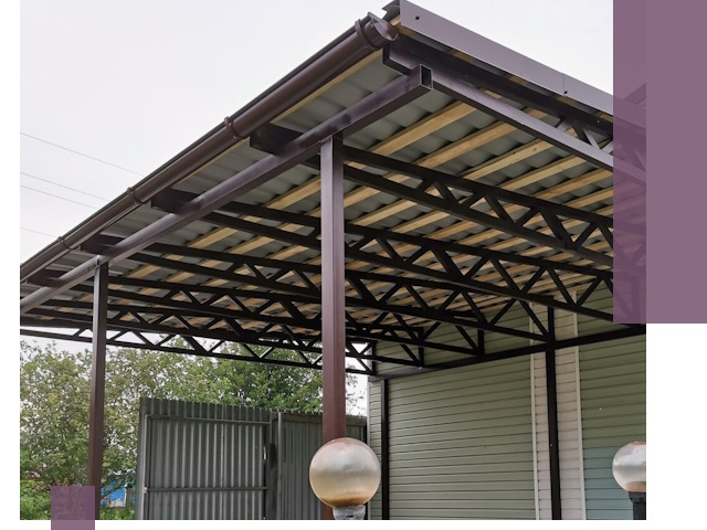 Навесы под ключ в Ревде: изготовление, монтаж и гарантия