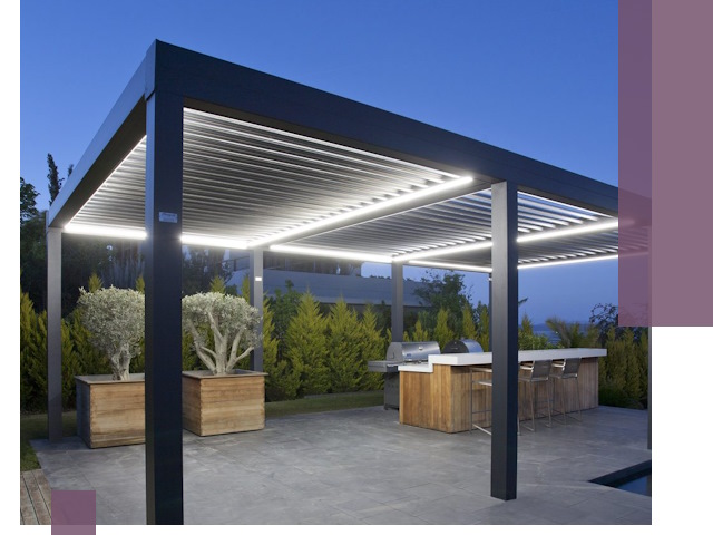 Навесы отдельно стоящие под ключ в Ревде из металла и поликарбоната