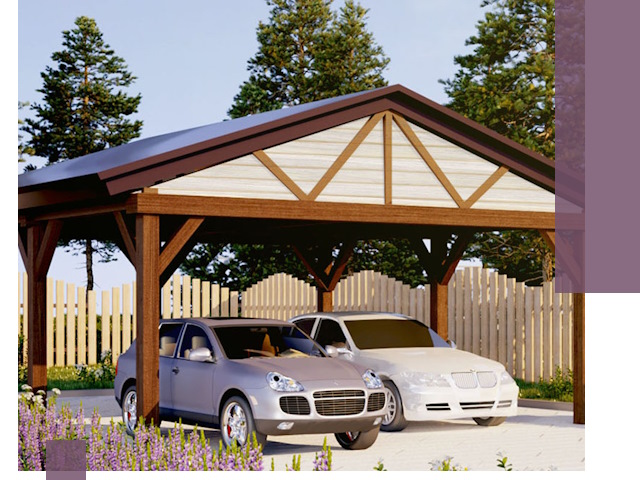 Навесы для автомобиля в Ревде — изготовление и монтаж