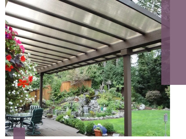 Навесы из поликарбоната под ключ в Ревде быстро и надёжно