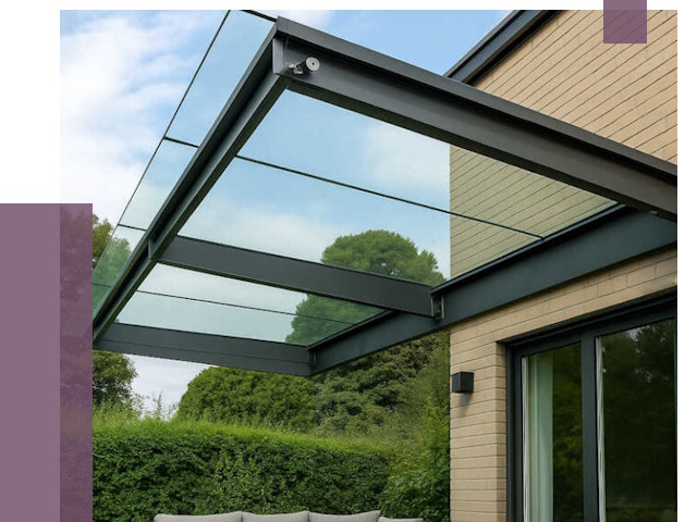 Стеклянные навесы и козырьки в Ревде от 12695 руб.