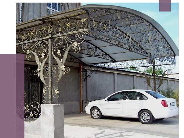 Кованые навесы в Ревде от 15075 руб. | ПРОЛЁТ-Рвд