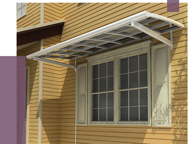 Козырьки над окнами в Ревде от 7881 руб. — монтаж, покупки | ПРОЛЁТ-Рвд
