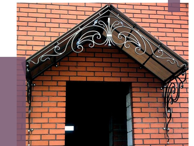 Металлические козырьки в Ревде от 11055 руб. 