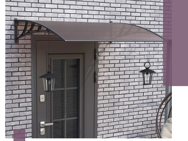 Недорогие козырьки и навесы под ключ в Ревде