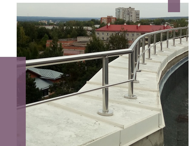 Парапеты и ограждения кровли в Ревде от 5131 руб.