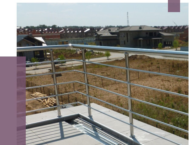 Парапеты из нержавеющей стали в Ревде от 8252 руб. за м² | ПРОЛЁТ-Рвд