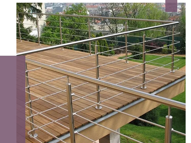 Алюминиевые парапеты в Ревде под ключ от 8040 руб. 