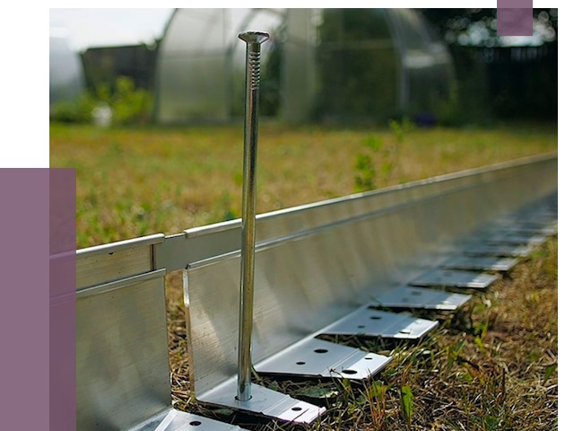 Металлические бордюры для газона в Ревде от 4443 руб. | ПРОЛЁТ-Рвд