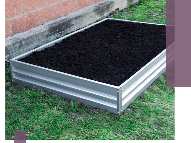 Металлические бордюры для грядок в Ревде: прочность и аккуратность