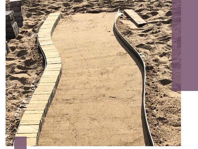 Металлические бордюры для тротуаров в Ревде — прочные и долговечные