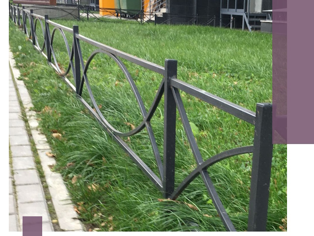 Газонные ограждения из металла в Ревде — монтаж и продажа