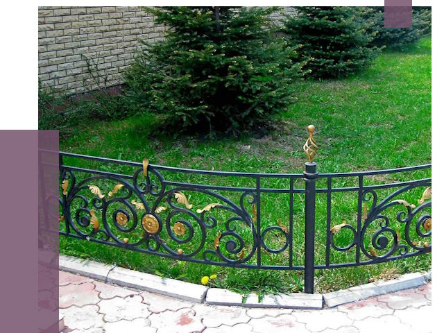 Кованые газонные ограждения в Ревде от 7881 руб. — ПРОЛЁТ-Рвд