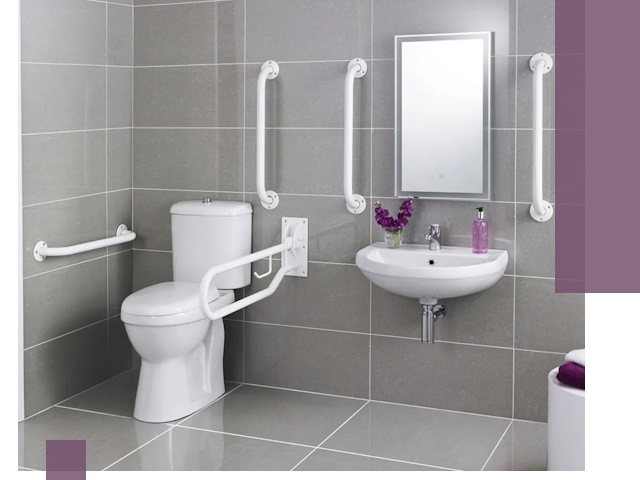 Поручни для санузлов в Ревде: установка, ремонт и монтаж