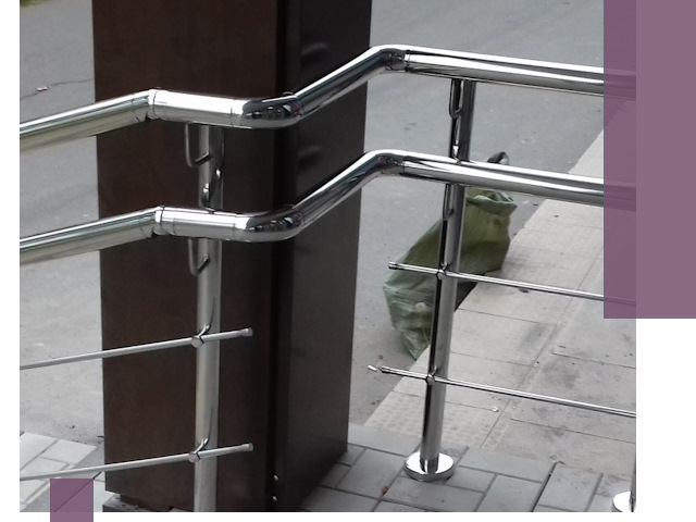 Монтаж поручней из нержавеющей стали в Ревде качественно и быстро